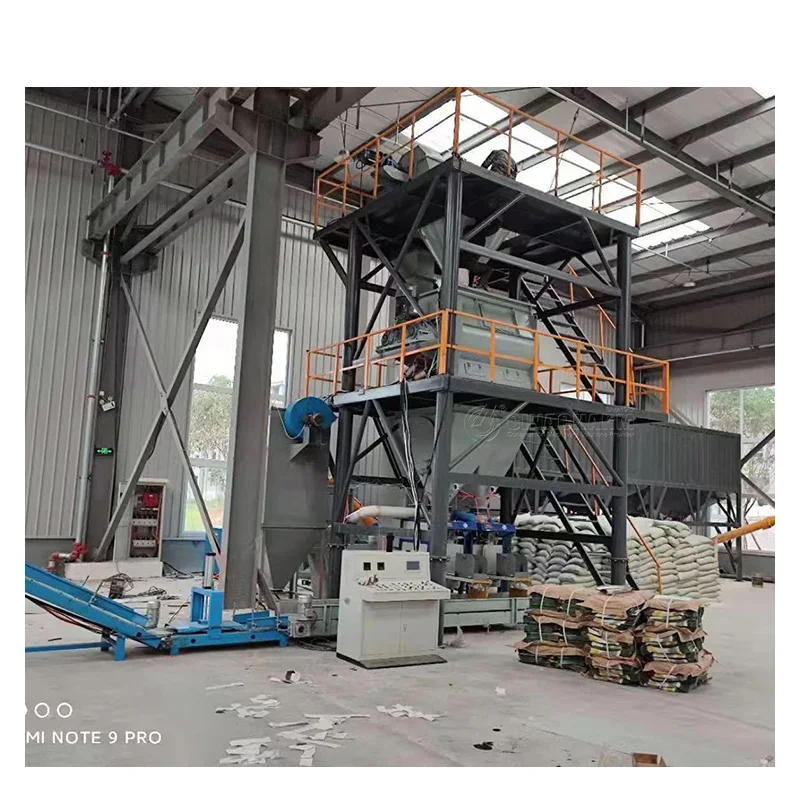 Factory Sale Dry Powder Mortar Production Line Wall Putty Skim Coat Sand Cement Mixer Ceramic Tile Adhesive Manufacturing Plant