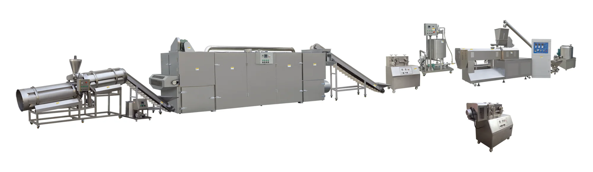 Машина для производства воздушных снеков из кукурузы машина зерновых дешевая автоматическая двухшнековый экструдер