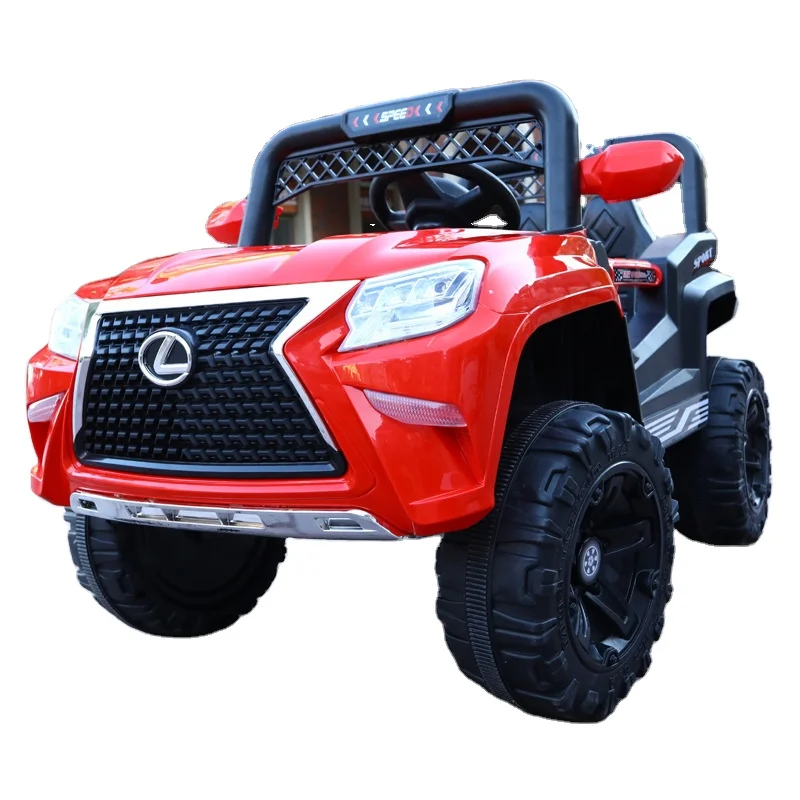 Unisex Kids Electric Ride-On Toy Car 12V Battery Power Double Seat Remote Control MP3 Music Player Plastic Material Various
