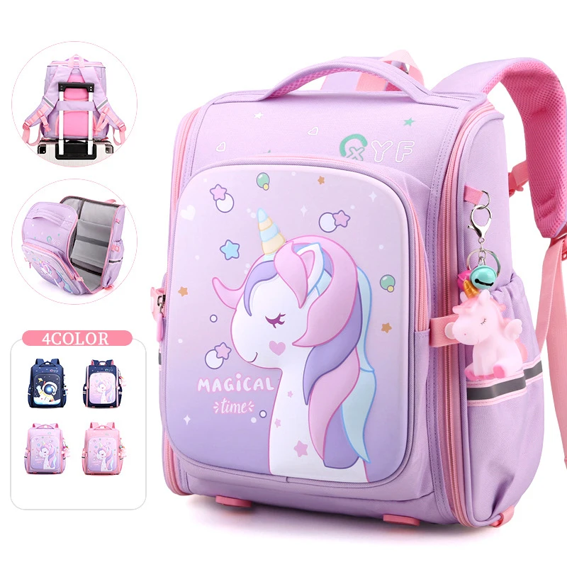 wholesale large capacity set designer children unicorn travel custom waterproof kids trolley school backpacks bag