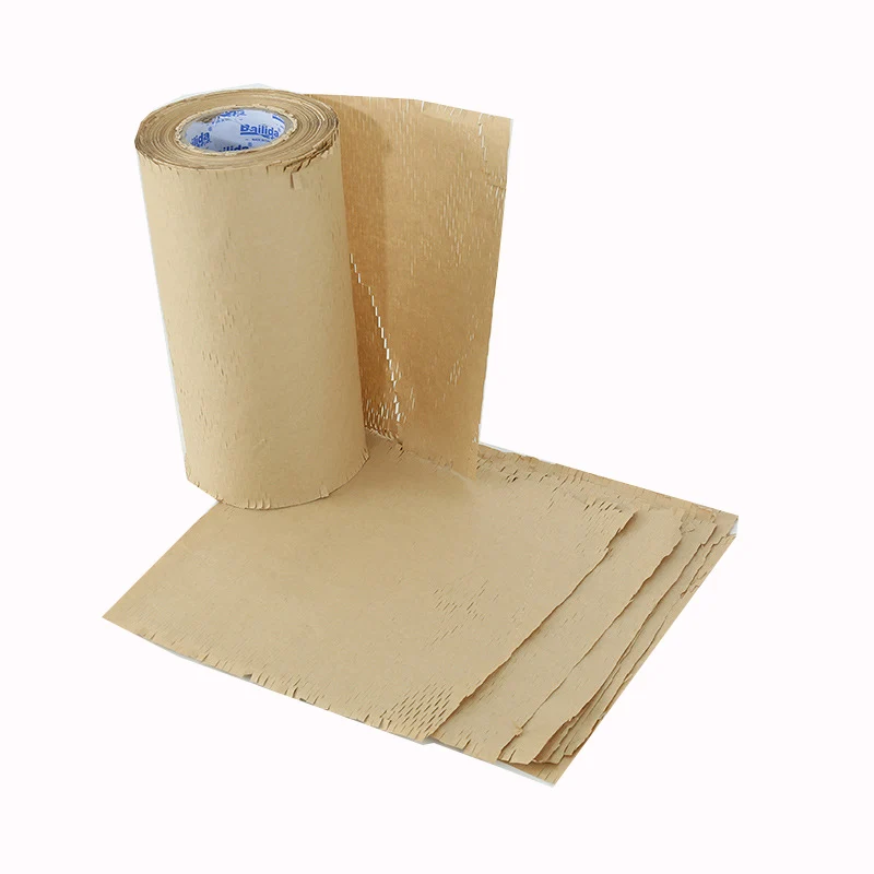 Wholesale Kraft Paper Honeycomb Roll Sustainable Alternative to Bubble Roll for Packing