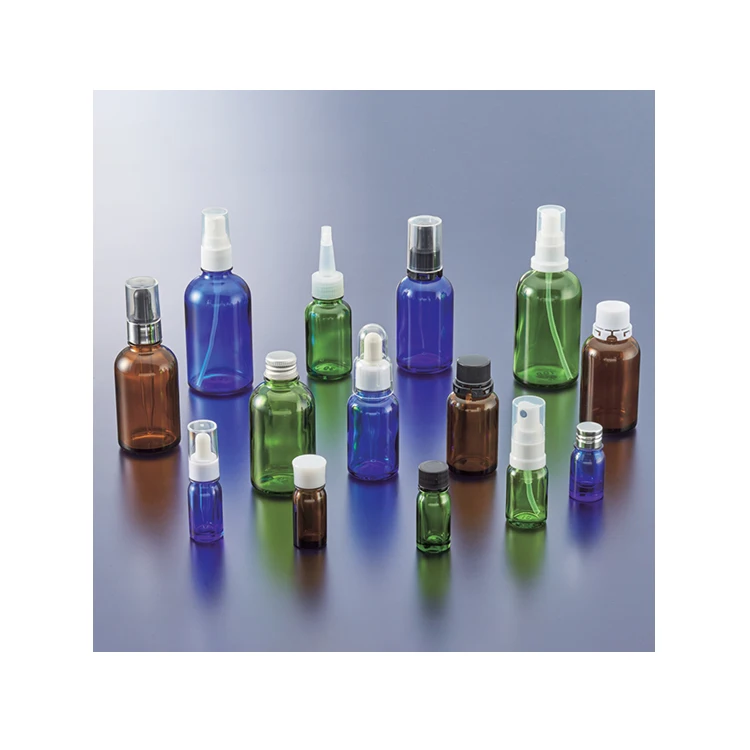 Personal care opal 1 oz amber glass dropper bottles for car coating agents