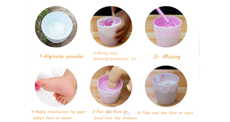 Factory direct baby mould casting powder alginate dental for art casting