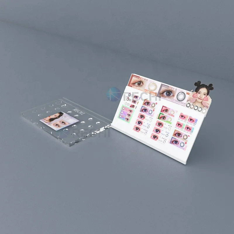 RECHI Customized Beauty Eye contact lenses Display Stand Multifunctional and Universal