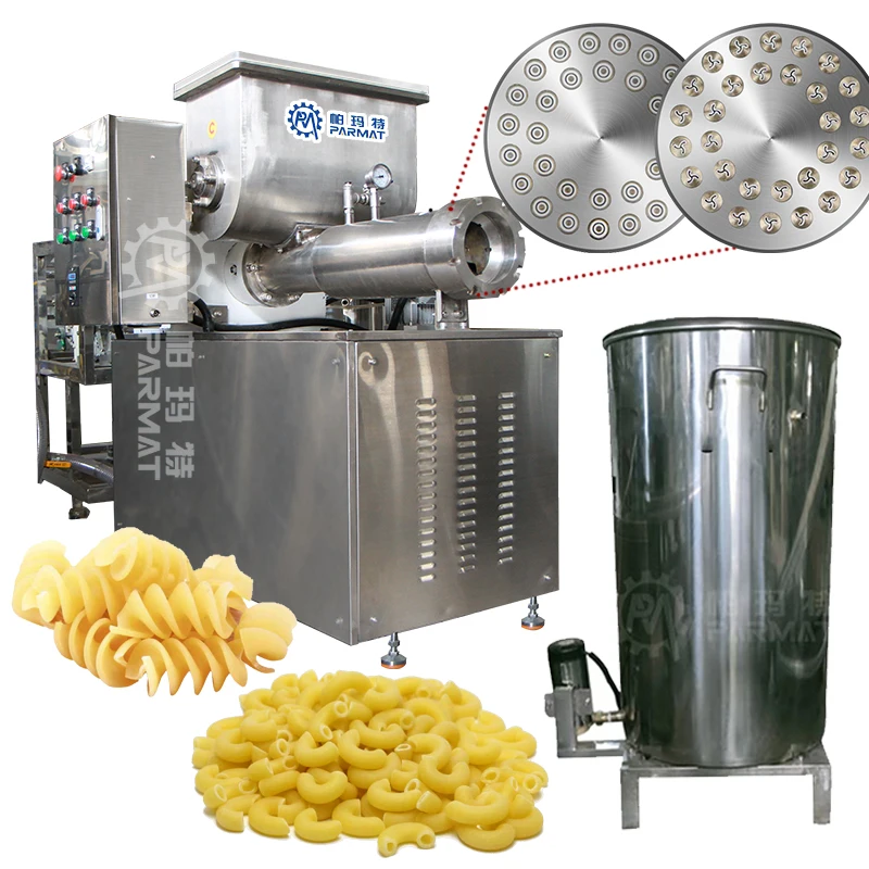 Factory Production 100KG/H Pasta Noodle Making Machine Screw Extruder Automatic Macaroni Equipment Maker Machine For Sale