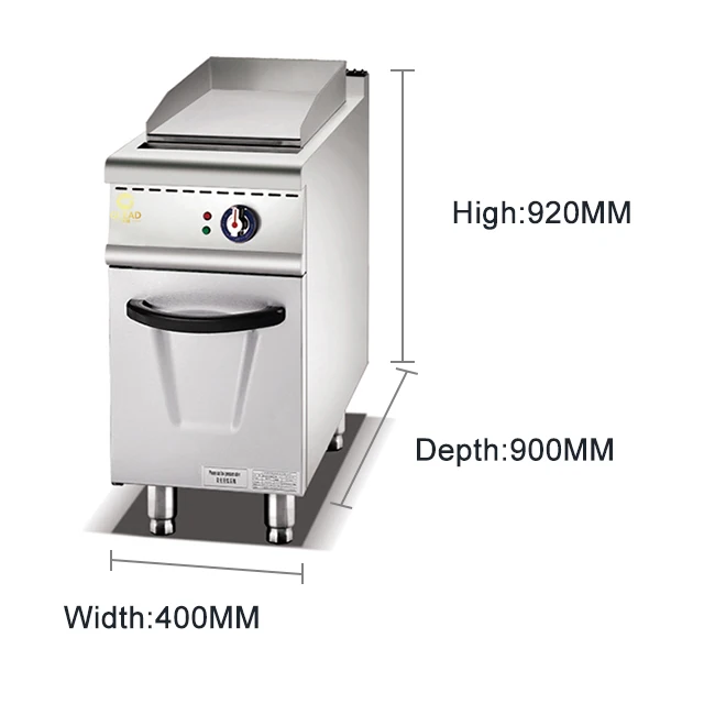 Gas Griddle Grill Commercial Fryer Burger Griddle Portable Stoves Sale Plate Stainless Steel Built Benchtop Patty Industrial Gas