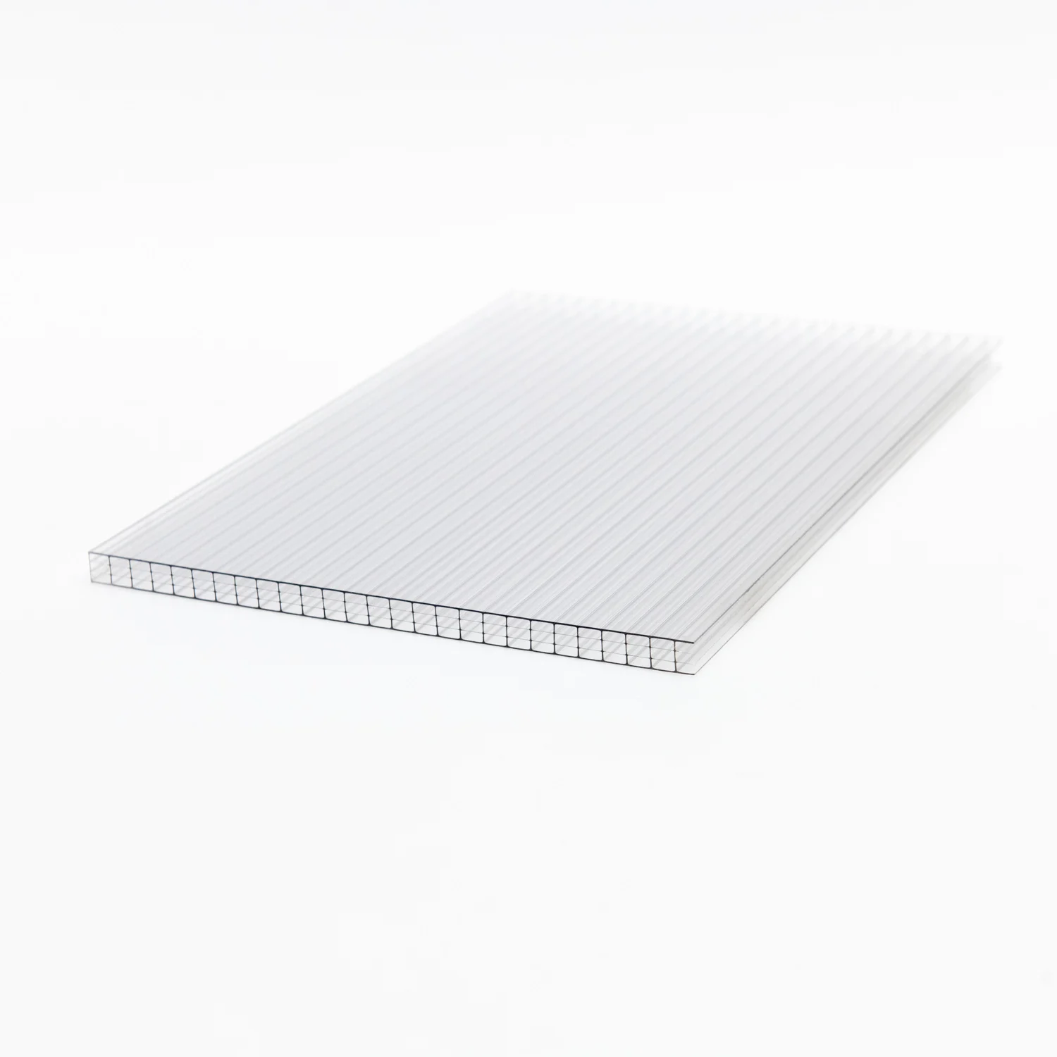 Cheap price 6mm clear transparent triple wall greenhouse polycarbonate panel roofing tile