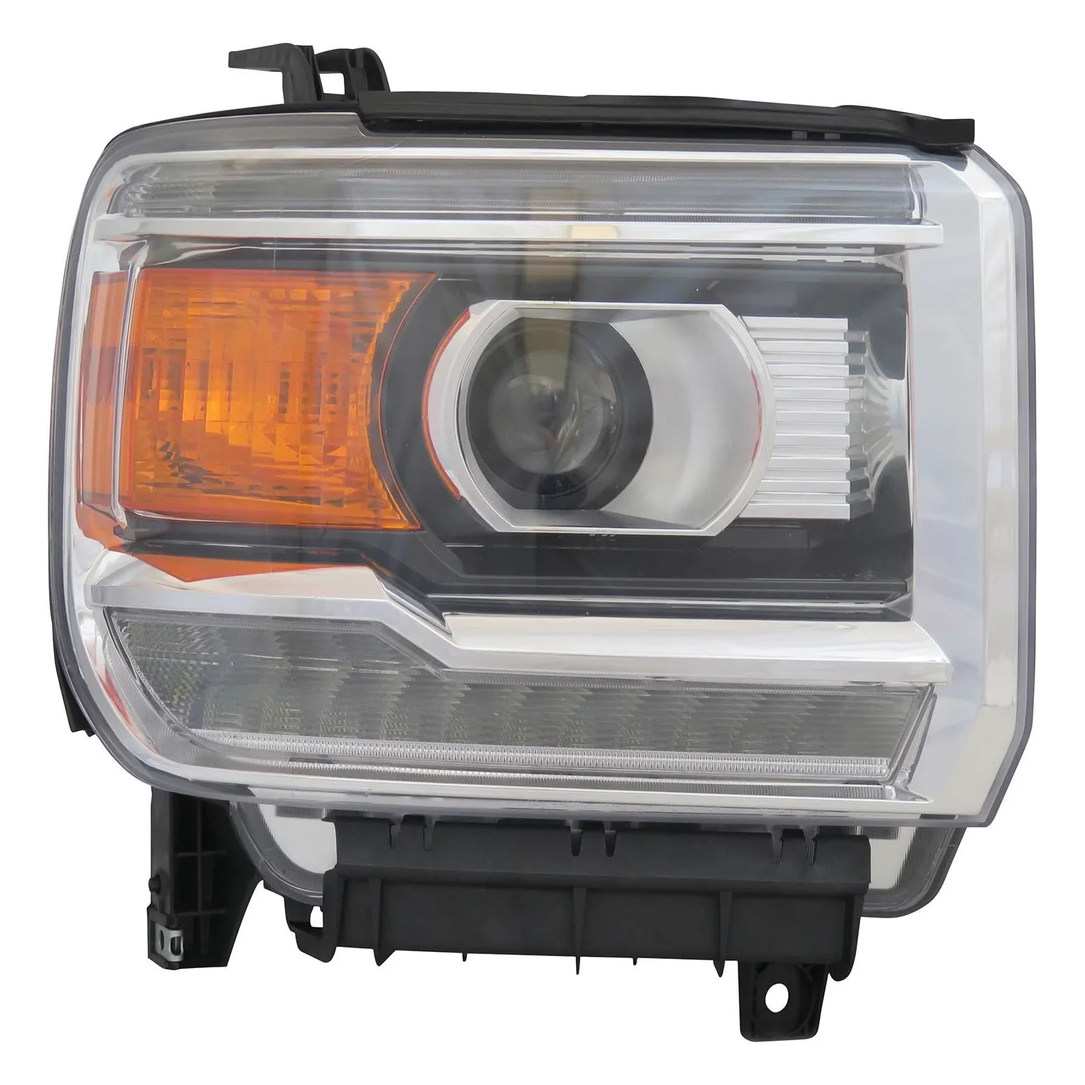 HID Headlamp Front Lamp For 2014-2018 GMC SIERRA 2500 Chrome Bezel OE Replacement Headlight GM2502390 84144047