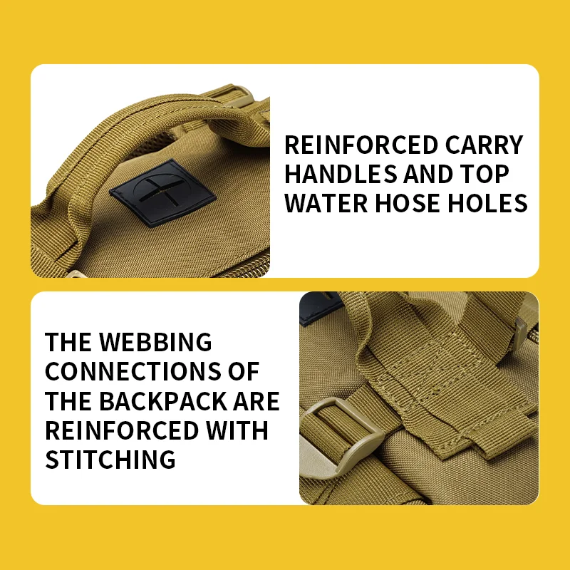 SABADO Tactical Backpack Molle Pouch Assault Pack Combat Backpack Trekking Camping Tactical Bag