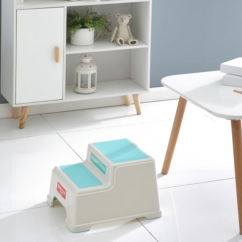 2 Step Stool for Kids Toddler Stool for Toilet Potty Training Slip Resistant Soft Grip for Safety as Bathroom Potty Stool