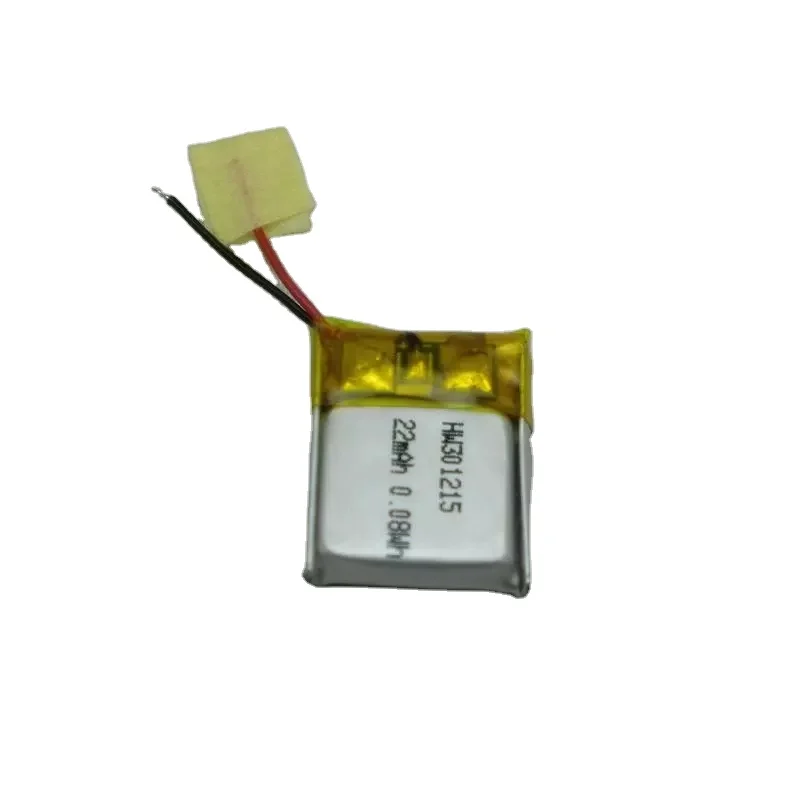 HWE 3.7V 22mAh Li-Polymer Battery 301215 Rechargeable Li-ion Batteries Replacement for Digital Camera
