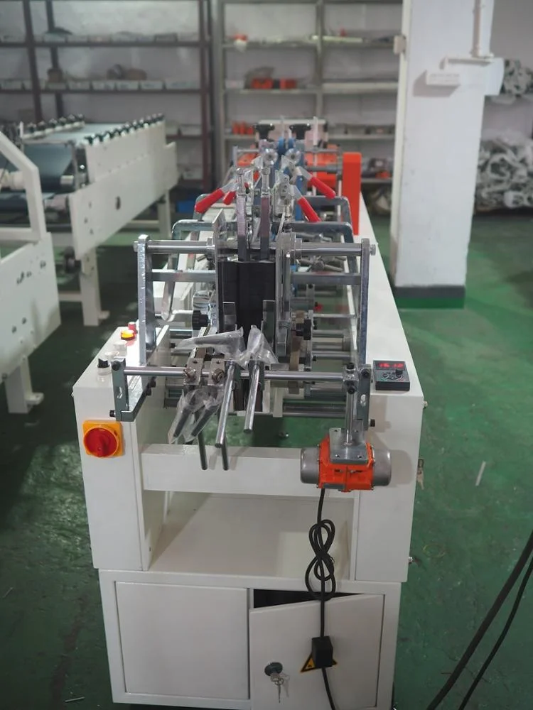 High Speed Automatic Mini Box Small Carton Folding Gluing Machine