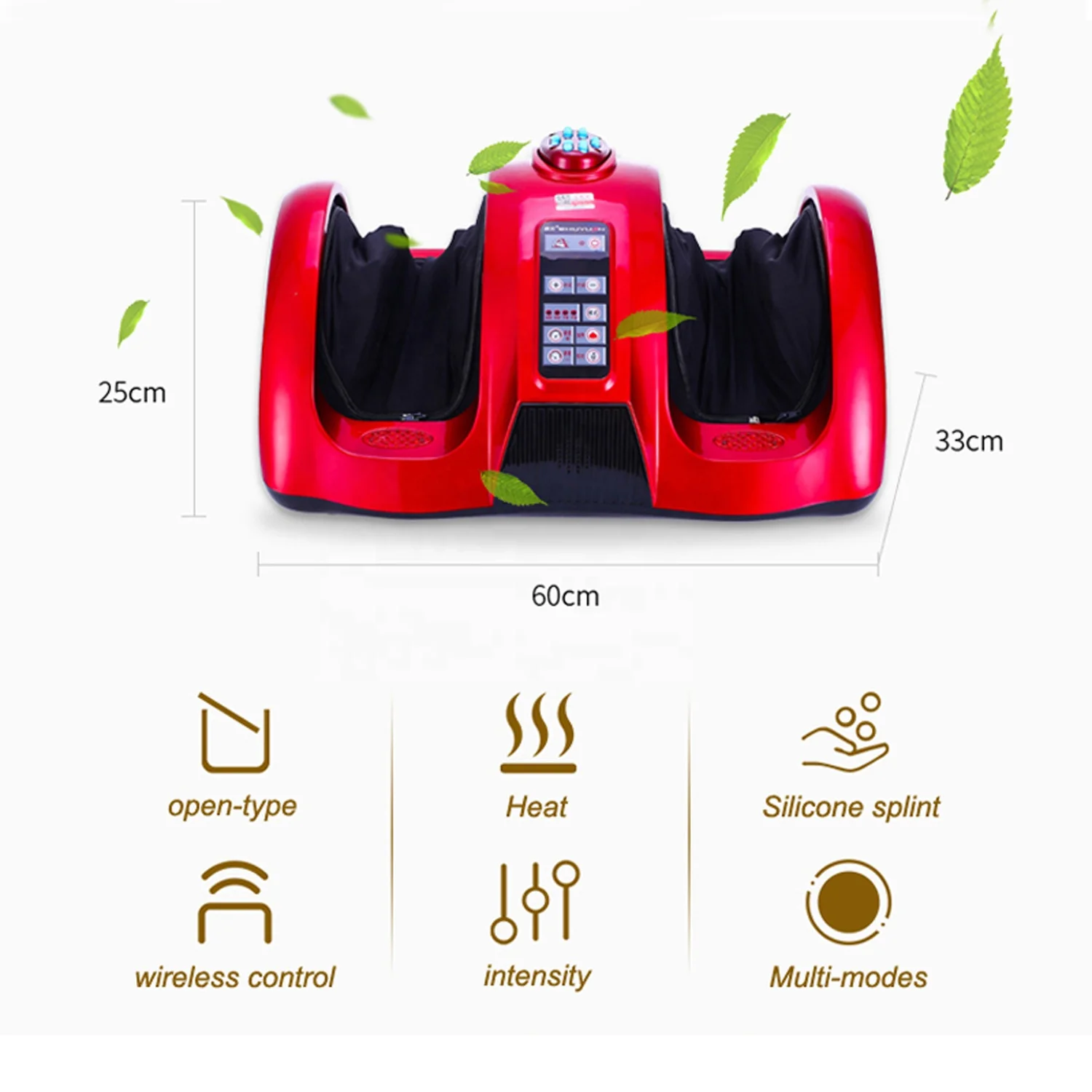 Goods in Philippines Hot Full Foot Calf and Leg Massage Electric Portable Heated Beautician Shiatsu Air Compression Function