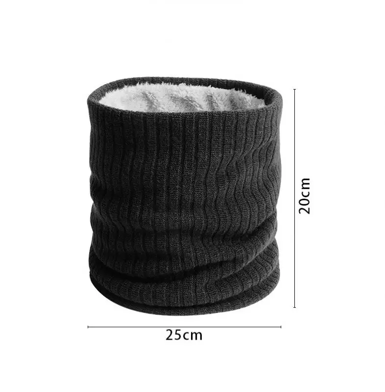 New Design Warm Scarf Ring Thickened Collar Knitted Scarves for Winter