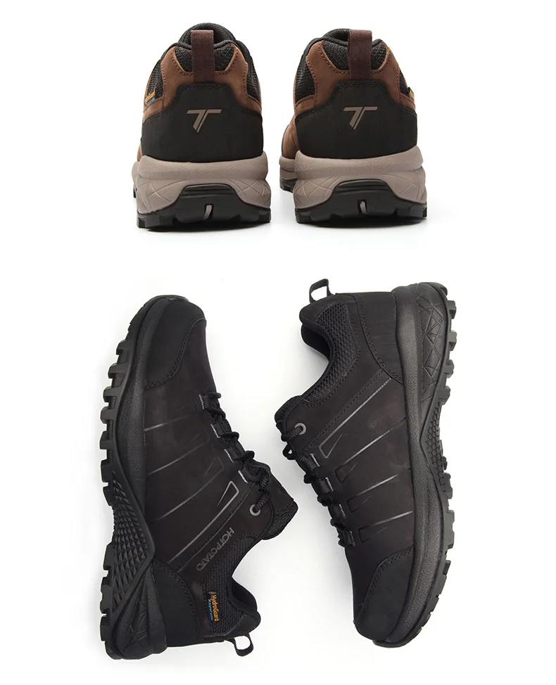 HOTPOTATO featured 100% waterproof nubuck premium leather outdoor hiking shoes