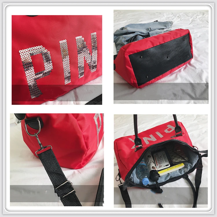 OEM And Wholesale Large Capacity Fitness Bag Nylon Waterproof Sports Gym Travel Duffel Bags Multi Function Bags
