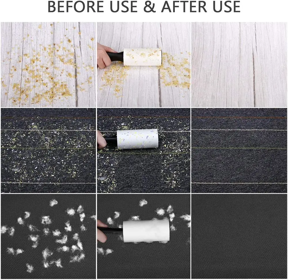 480 Sheet Extra Sticky Lint Roller Pet Hair Remover for Clothes