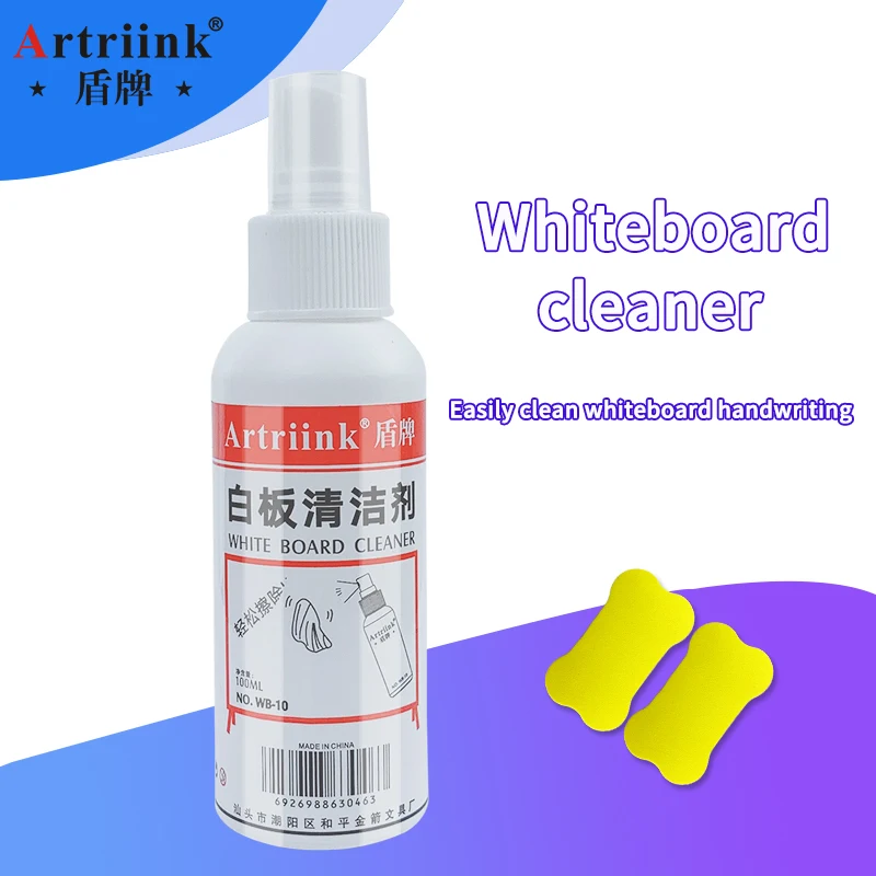 Good Price 100ml Dry Erase Board Liquid Cleaning Liquid Non-toxic Whiteboard Spray Cleaner