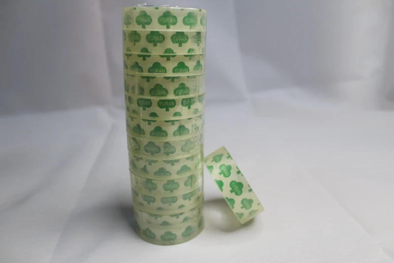Customizable Super Transparent Strong Adhesive Stationery Tape Supermarket Household Adhesive Stationery Tape