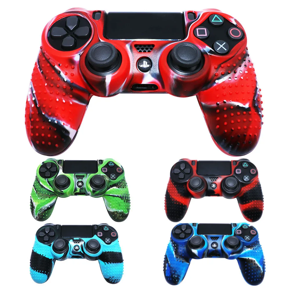 PS5 ps4 handle cover camouflage with dot silicone cover pro slim non-slip game console handle cover
