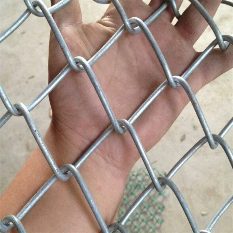 pvc coated garden fence temporary galvanized chain link fence