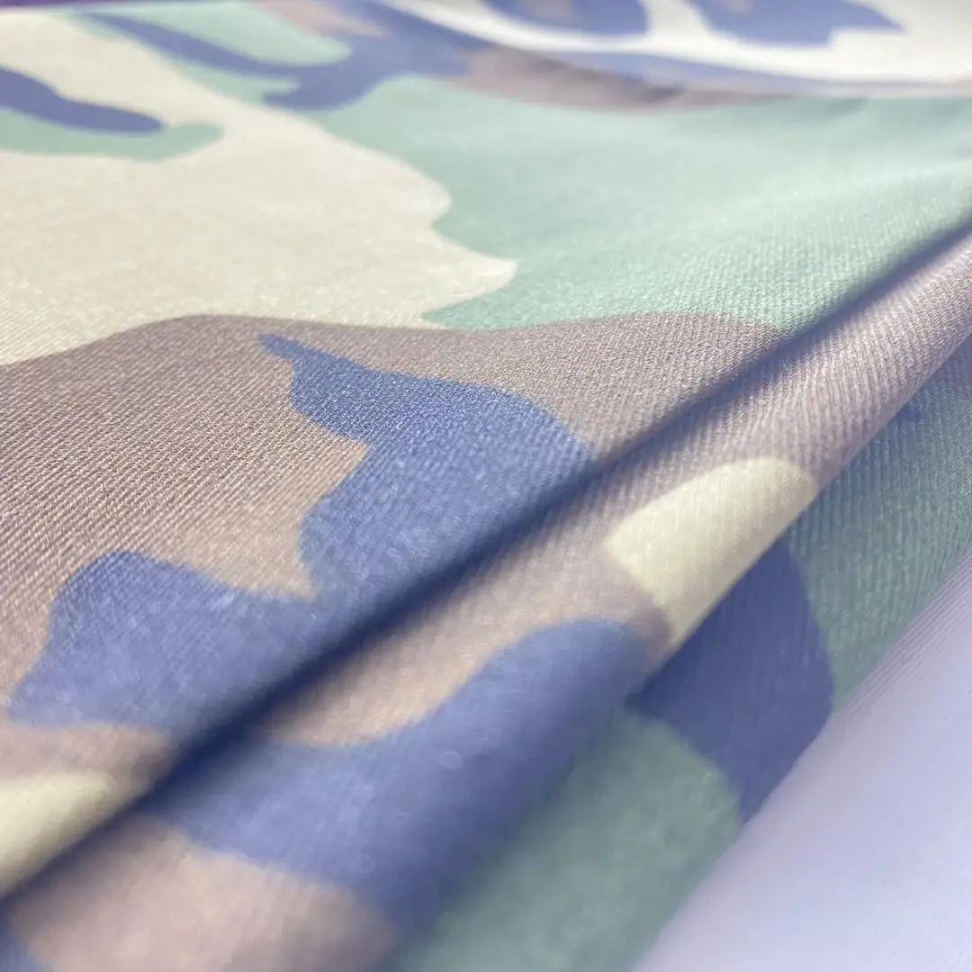 China fabric textile Popular camouflage Garment Printed Cotton Fabric