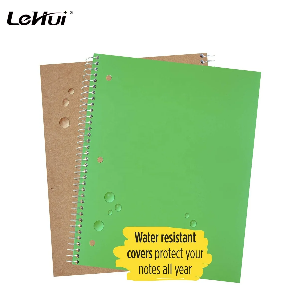 Amazon Hot Sale 100 Sheets Assorted Colors 6 Packed 11 inches x 8-1/2 inches Spiral Notebooks With1 Subject College Ruled Paper