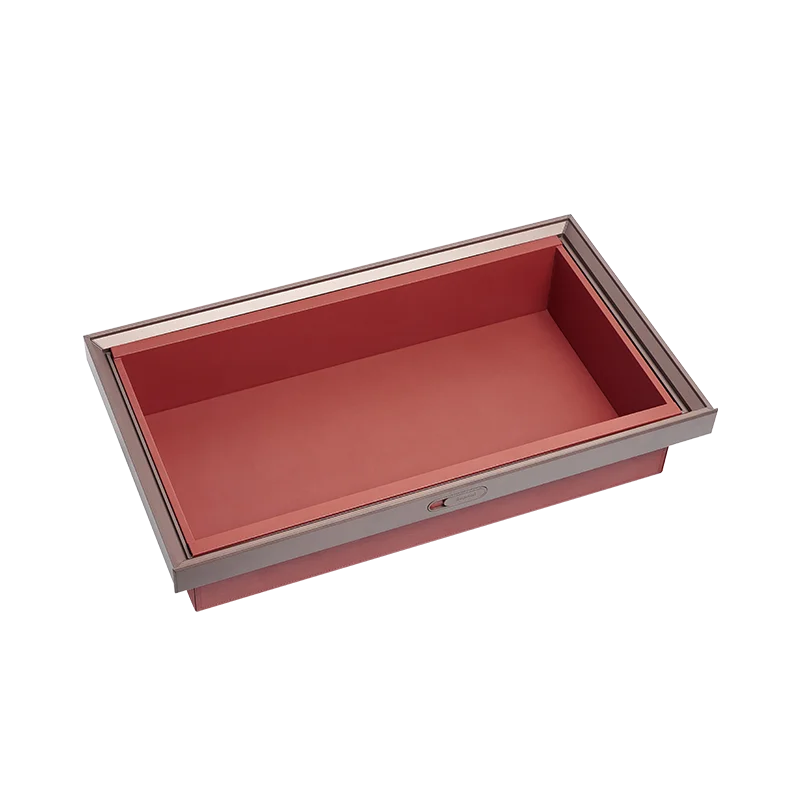 Supeni Manufacturers Selling Modern Soft Closing Pull Out Clothes Metal Basket Wardrobe Leather Storage Basket