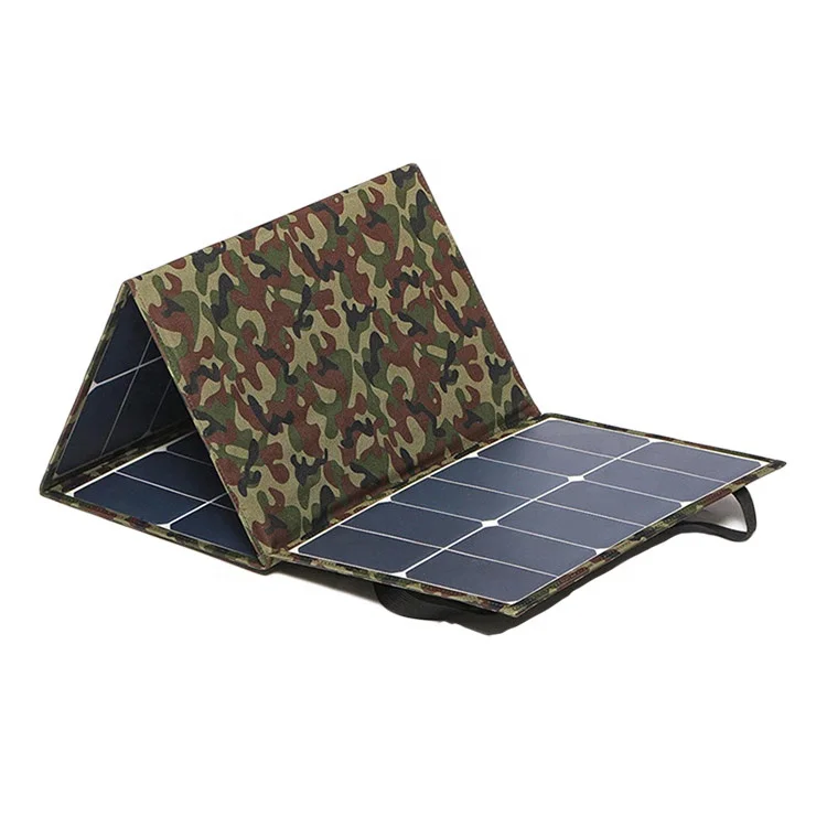 Portable Foldable Solar Panels 20 V 100 W Monocrystalline Silicon High Efficiency Waterproof Camping Solar Panels