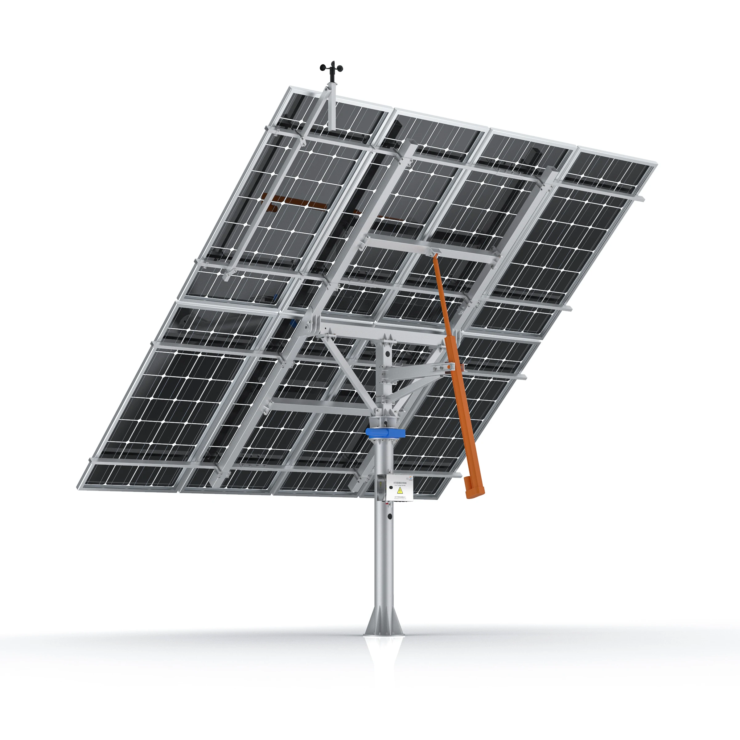 4.5KW HYS-12PV-66-LSD Energy saving and environmental protection solar tracking controller two axis solar tracker kit