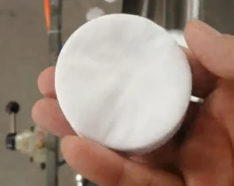 DL  Disc roll cut makeup remover cotton pad making machine