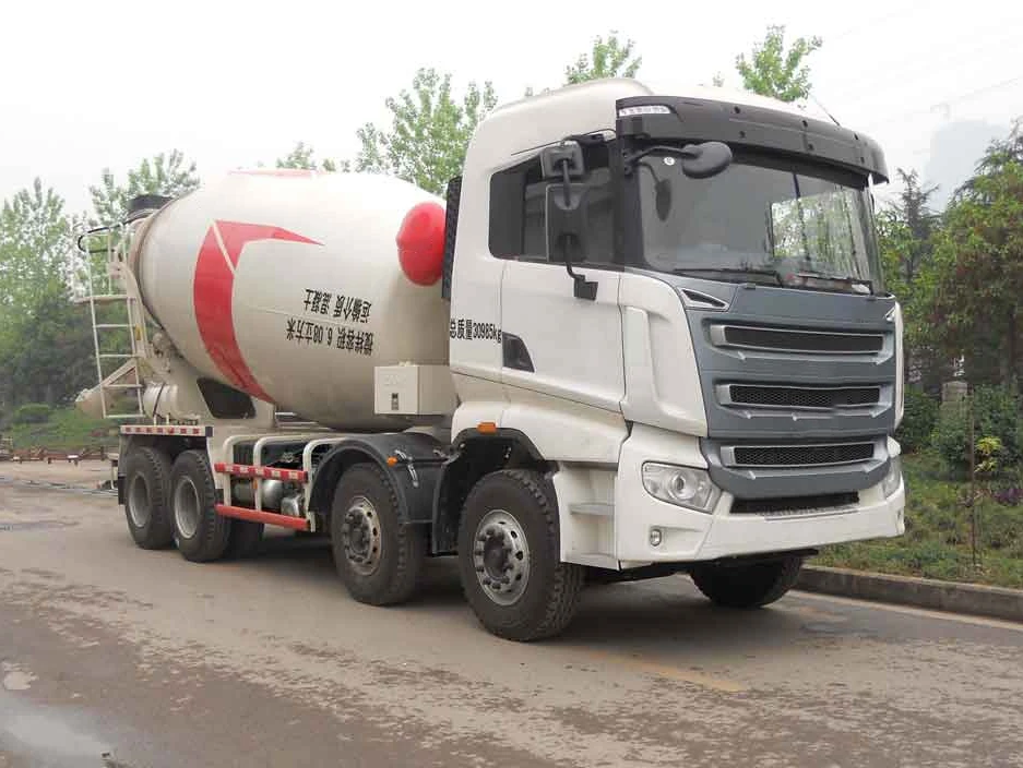 Truck Mixer SY412C-8(V) Concrete Mixer Machine Price 12m³ Power 259kw Mixers Machine with Three-section Blade