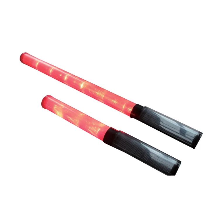 
hot sell light led traffic plastic control safety baton wand police stick 