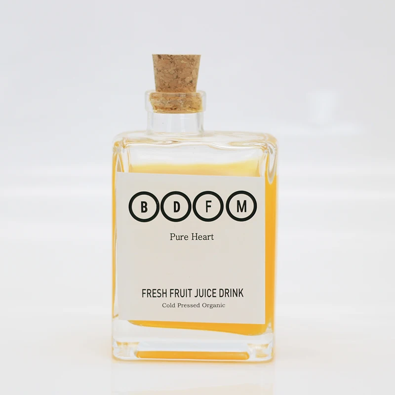 Screen Printing Clear And Frosted Flat Flask Coffee 300ml Glass Bottle For Liquor Wine