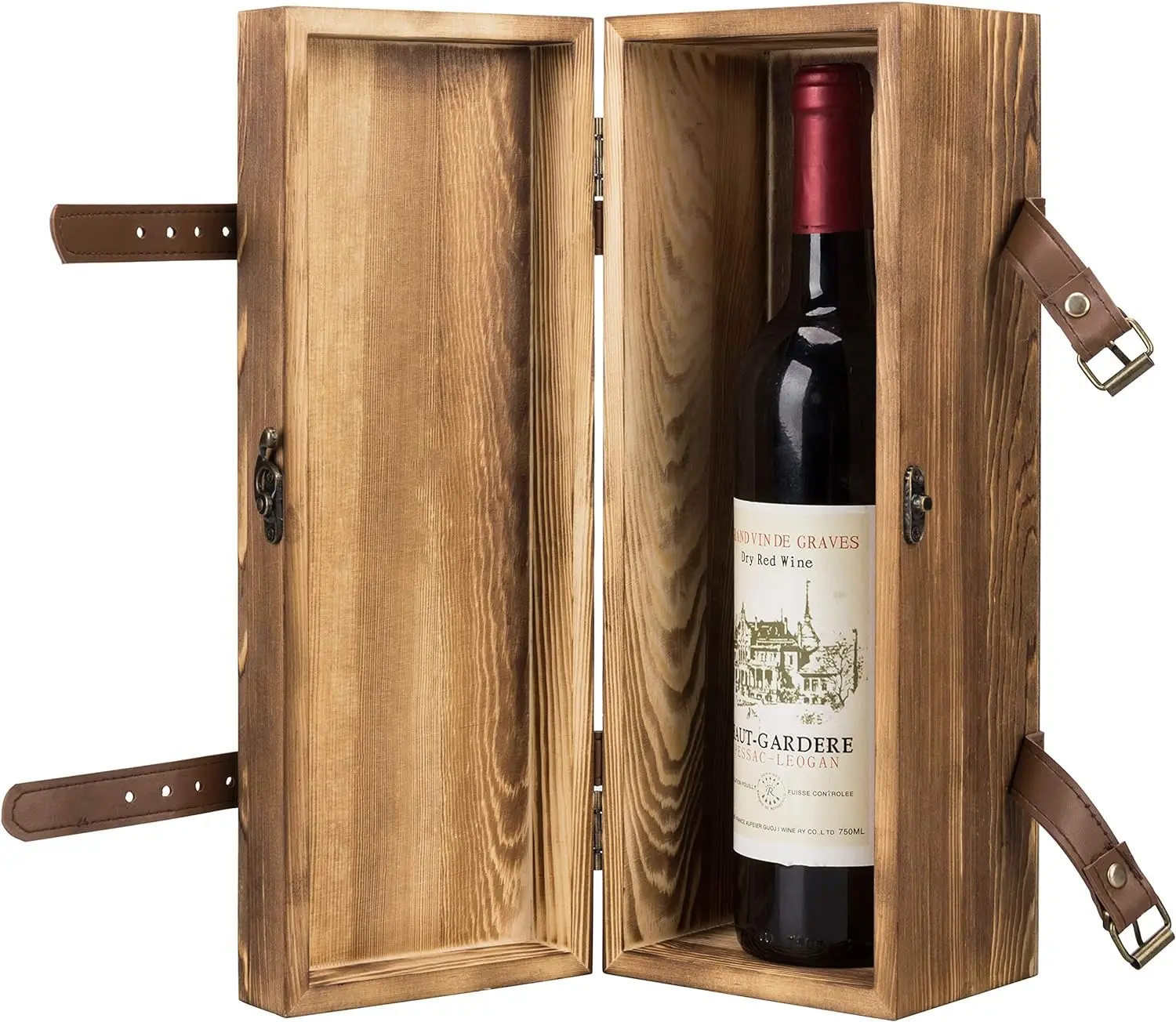 Rustic wood craft gift packaging Wine Storage Wooden  box