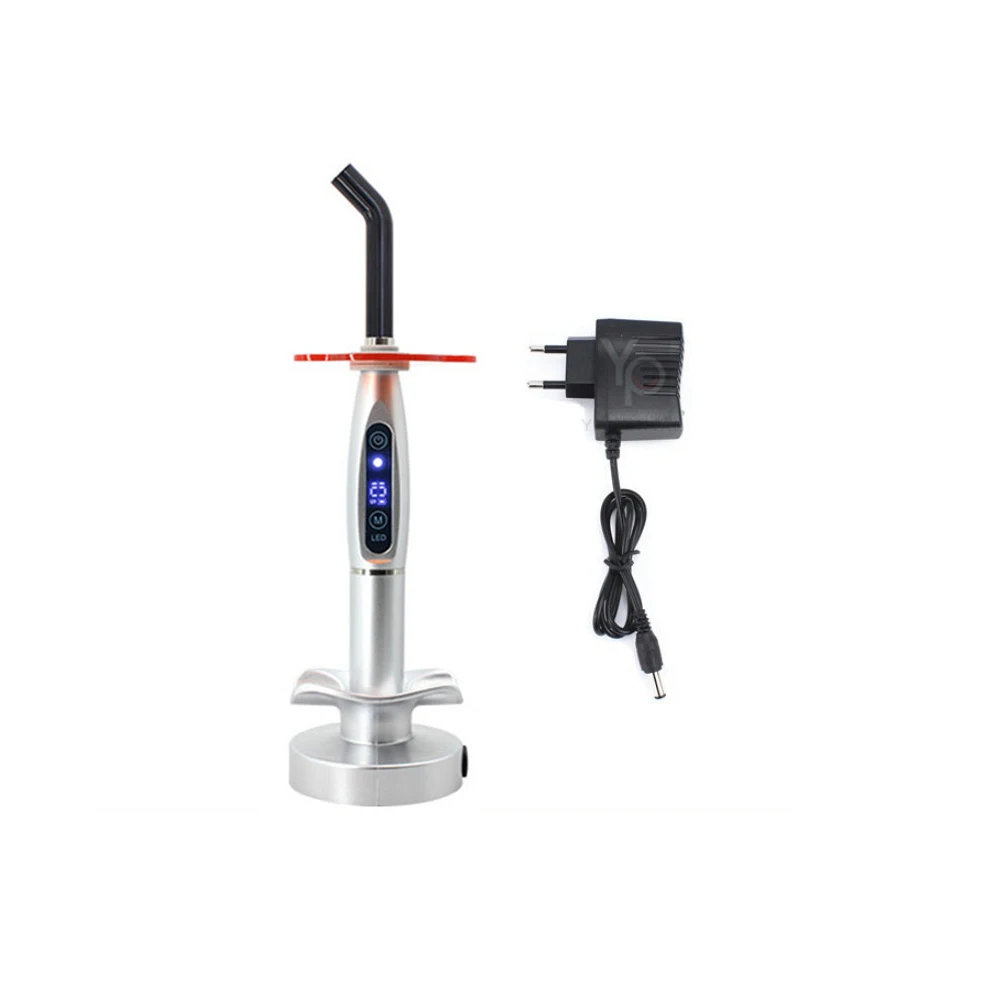 Dental Rainbow Metal Body Wireless  LED Dental Curing Light Wireless Color Dental Cordless