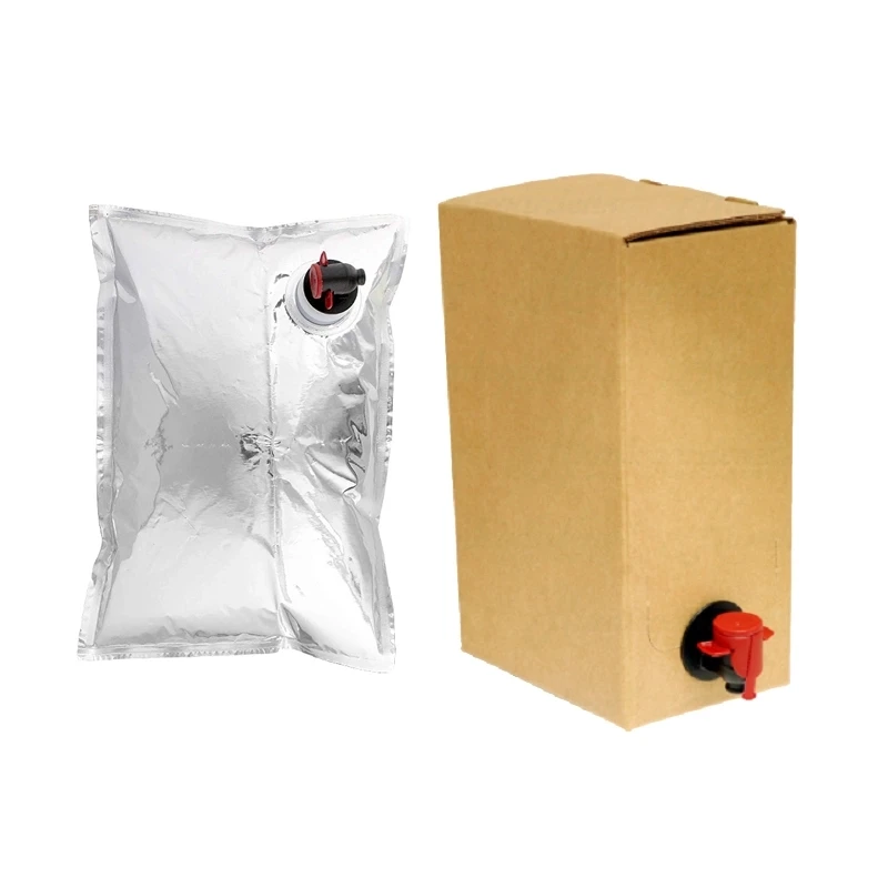 High Quality Customizable Aluminum Foil Water Plastic Bag In Box Wine/Water Spout Nozzle Liquibox