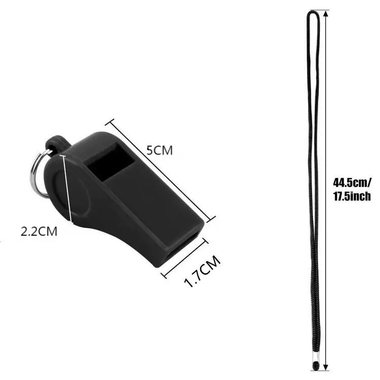 LXY-N769 Plastic Whistle Soccer Football Basketball sports whistle Referee Soccer Plastic Whistle With A Bracelet