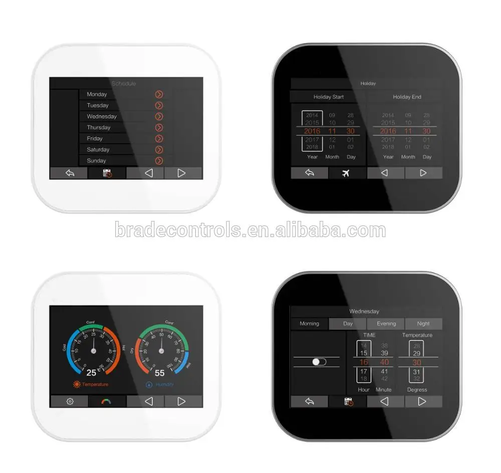 wifi color screen DX SYSTEM FCU thermostat