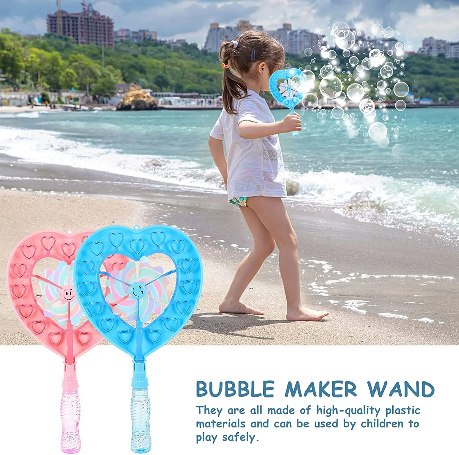 Wand Windmill Bubble Refill Solution Bubble Gun for Kids Bubble Blower for Blaster Party Favor Summer Gift Outdoors  Toys