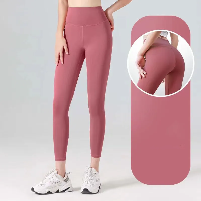 High Waist Workout Tights Sports Gym Yoga Pants Leggings For Women Fitness Butt Lift Sport Butter Soft Wholesale