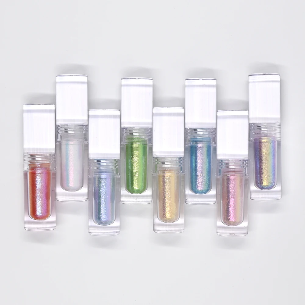 Newly Arrived Shiny Long Lasting Multichrome Chameleon Eyeshadow Set Glitter Duo Chrome Liquid Eyeshadow