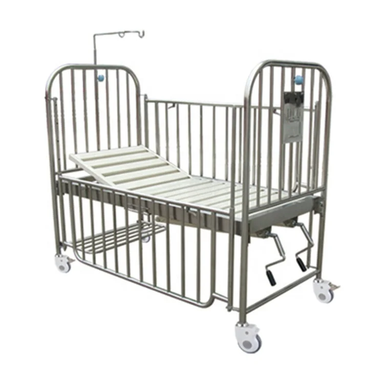BR-BB03 Cheap Durable Hospital Flat Kids Cot Children Beds Girl For Sale