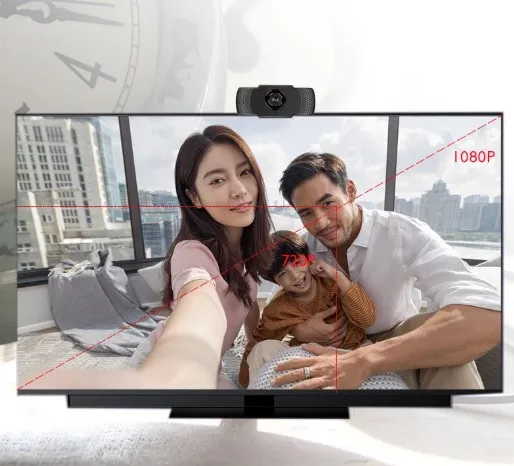 USB Webcam 1080P Conference Camera HD Auto Focus Wide Angle Built-in Microphone Web Cam for home Video Meeting pc