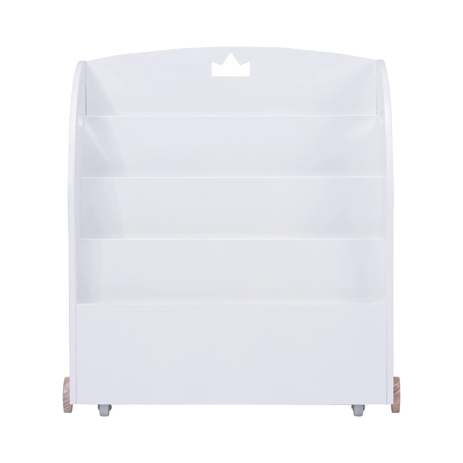 Montessori Furniture White Bookshelf Storage white Assembly Kids Book Rack Nursery Montessori Wood Book Shelf Organizer Bookcase