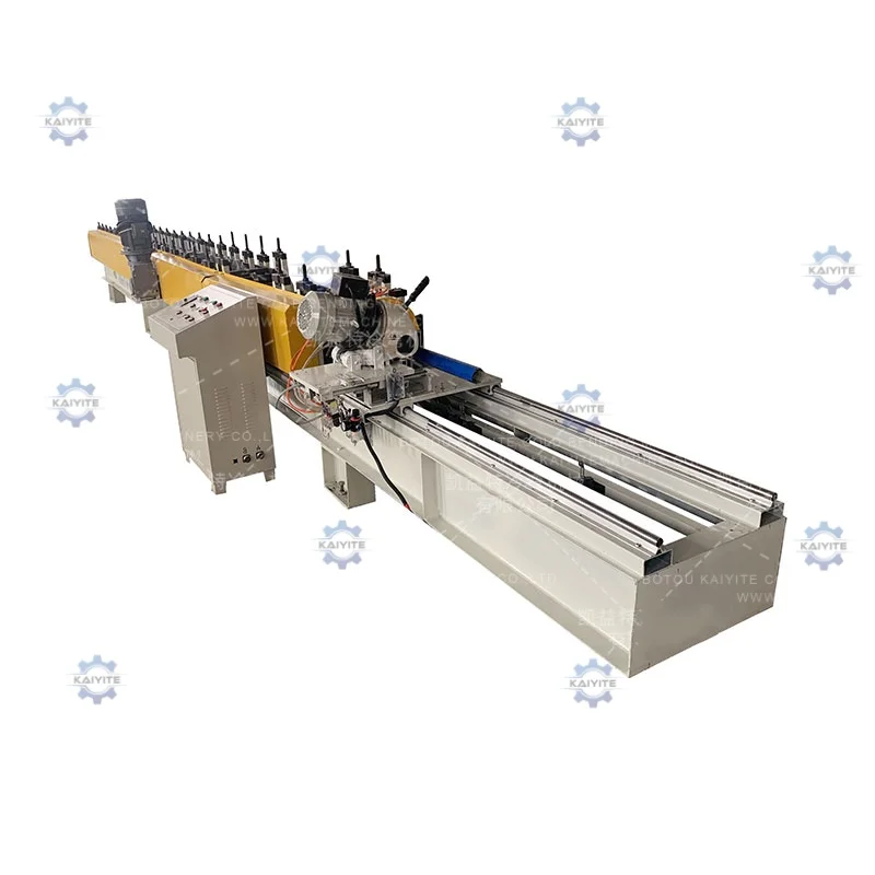 Octagonal Tube Roll Forming Machine matched with PU foam roller shutter door machine