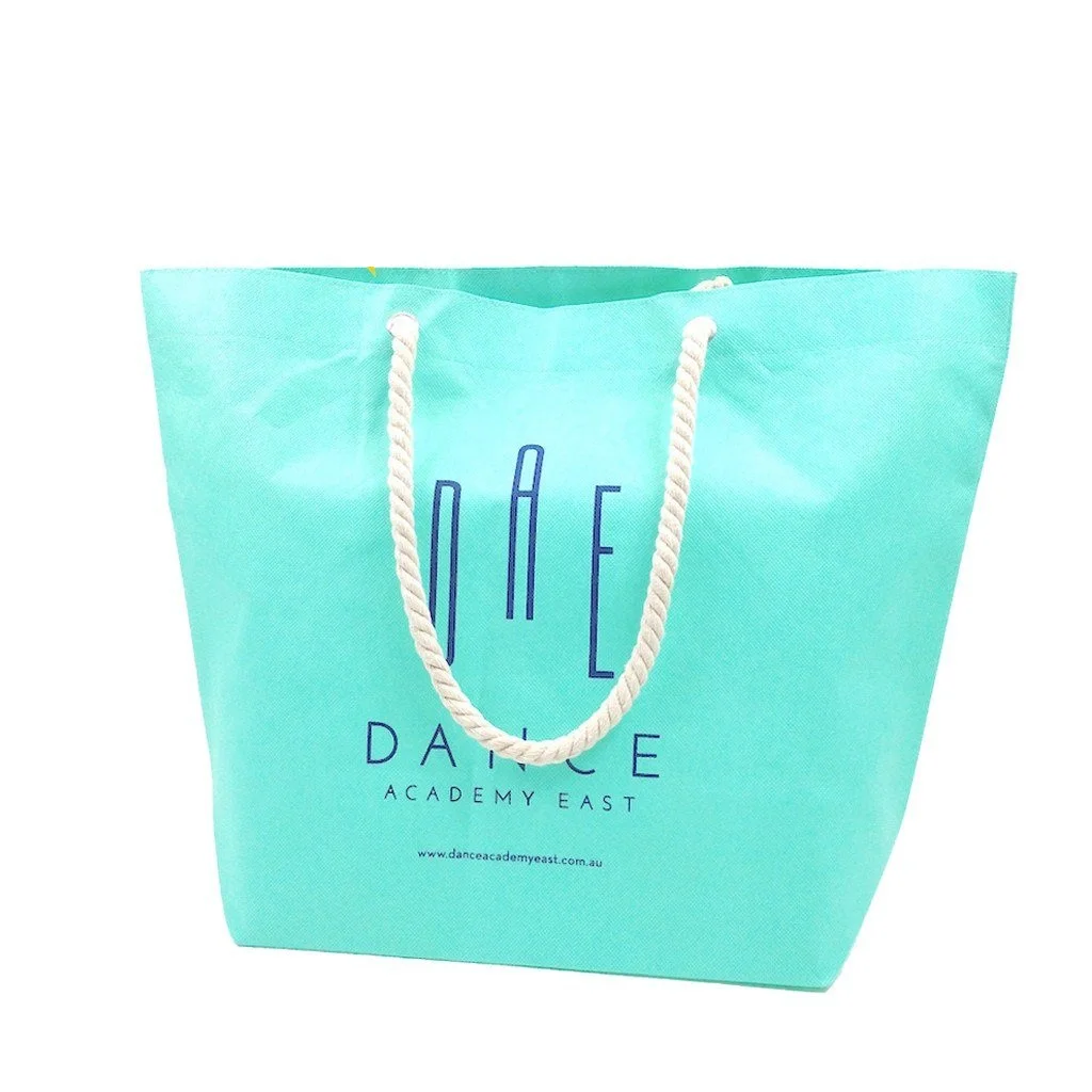 Plastic shopping bag rope pvc handle non-woven bag