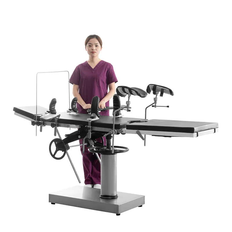A205 Sale Cheap Safe X-ray Hospital Multi-Function Manual Patient Operating Bed Manufacturers