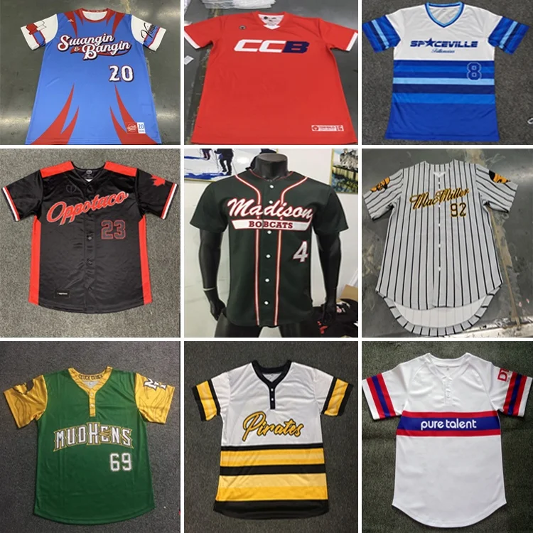 Baseball Shirt Camo Best Selling High Quality Comfortable Usa Customized Baseball & Softball Wear Heat Sublimated Transfer 10pcs