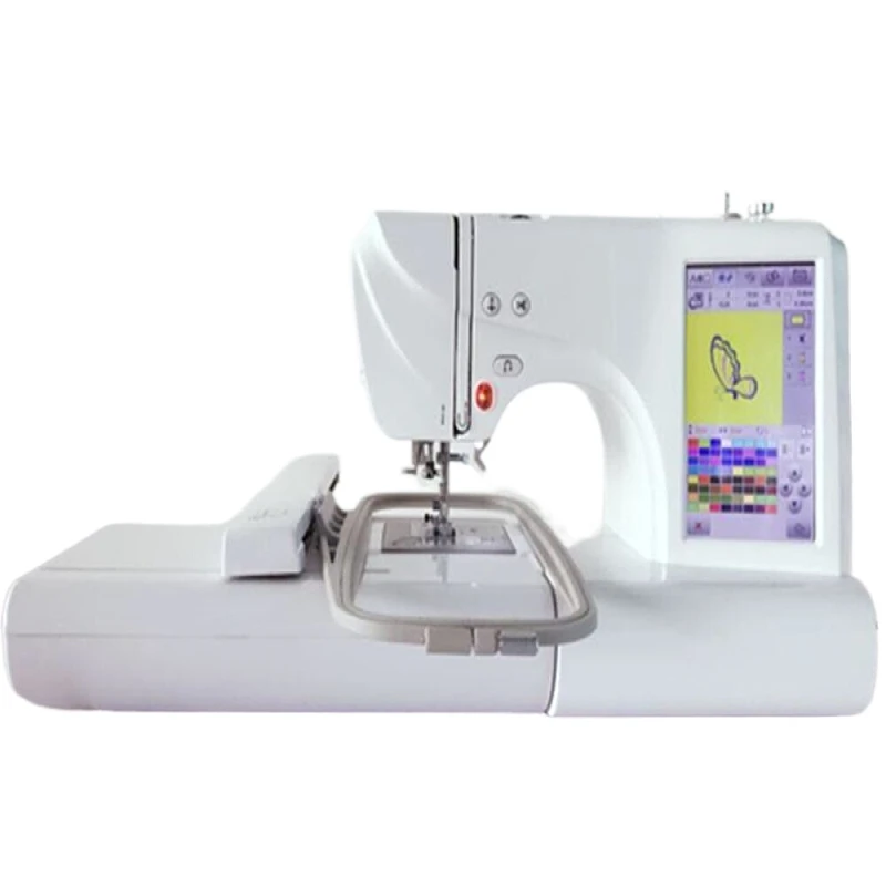Computer Sewing and Embroidery Machine for Sale Price ES5 LED 10 Add Blue Machine Tata Engineering Pass Touch Screen Computer